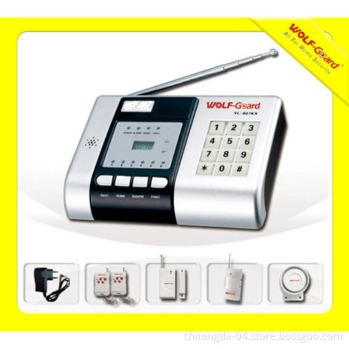 Wireless Anti-Decode 6 Defense Zones Burglar Alarm System (YL-007KX)